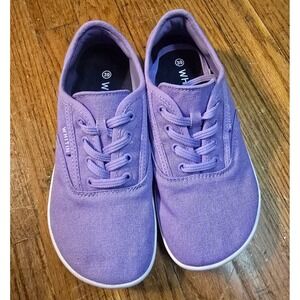 WHITIN W87 Barefoot Canvas Sneakers Purple Wide Toe Box Minimalist EU 39 Women 8